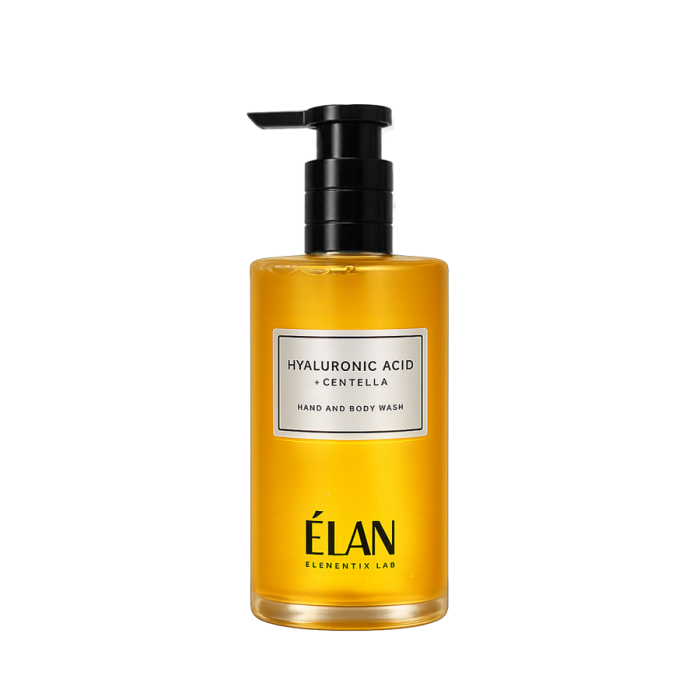 ÉLAN ELEMENTIX LAB: Гель для миття рук і тіла HYALURONIC ACID+CENTELLA 350 мл