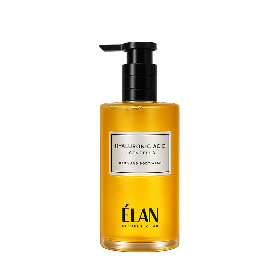 ÉLAN ELEMENTIX LAB: Гель для миття рук і тіла HYALURONIC ACID+CENTELLA 350 мл