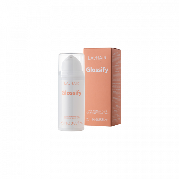 Glossify: leave-in cream fluid for intensive hair care