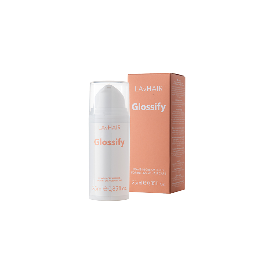 Glossify: leave-in cream fluid for intensive hair care