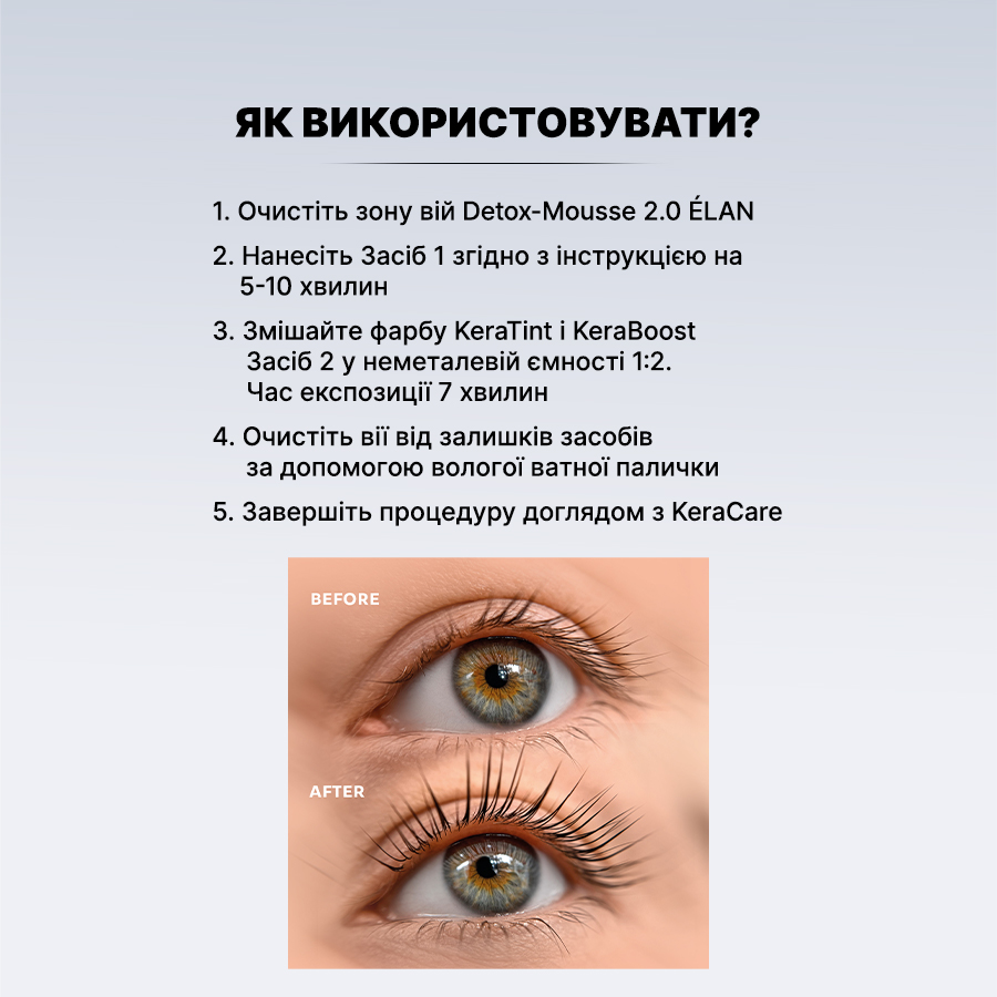 KeraCare Серум-уход для ресниц и бровей Состав 3