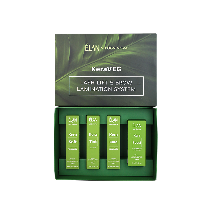 Набор системы лифтинга ресниц и ламинирования бровей KeraVEG