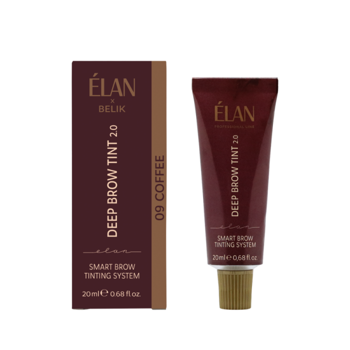 Фарба для брів «Deep Brow Tint 2.0» 09 COFFEE deep brown (20 мл)