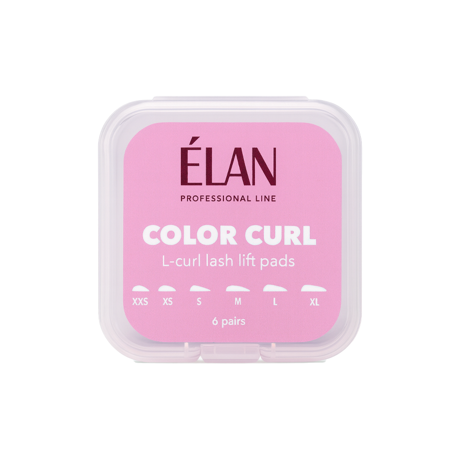 Силіконові валики для ламінування з вигином L Color Curl