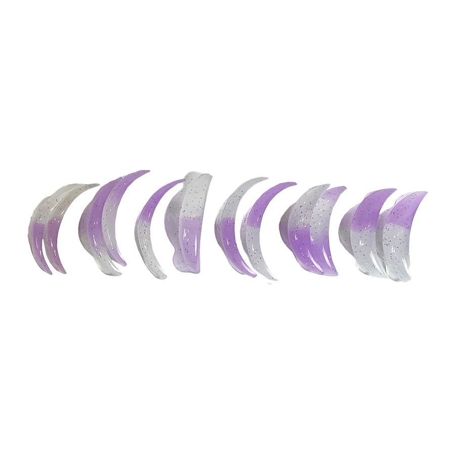 Комплект силиконовых валиков для ламинирования VIOLET MULTI-CURL с изгибами U-DD
