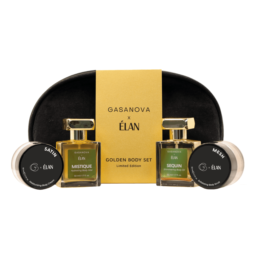 Набір косметики для тіла GASANOVA x ÉLAN GOLDEN BODY SET