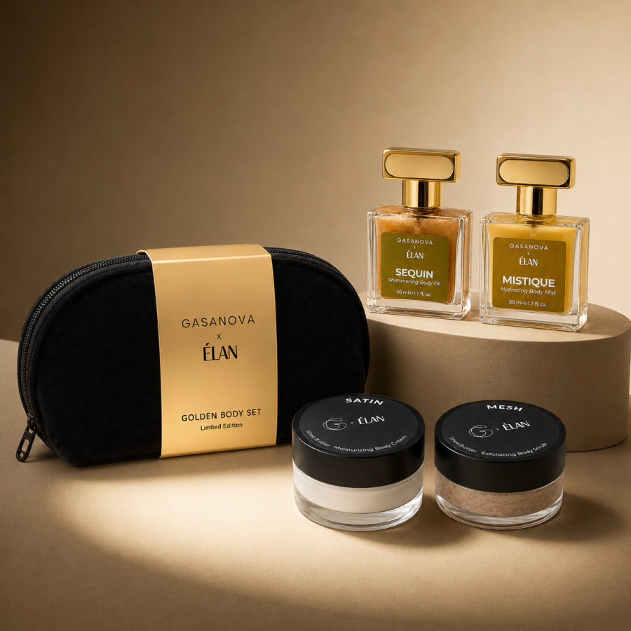 Набор косметики для тела GOLDEN BODY SET GASANOVA x ÉLAN